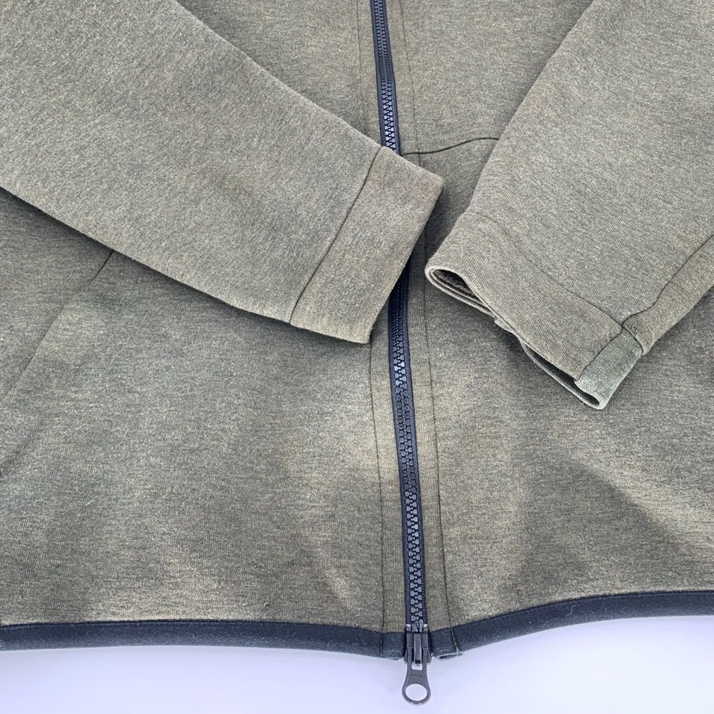 NIKE SPORTSWEAR Tech Fleece Windrunner Hoodie, Medium Olive - Sz XL - Picture 14 of 16